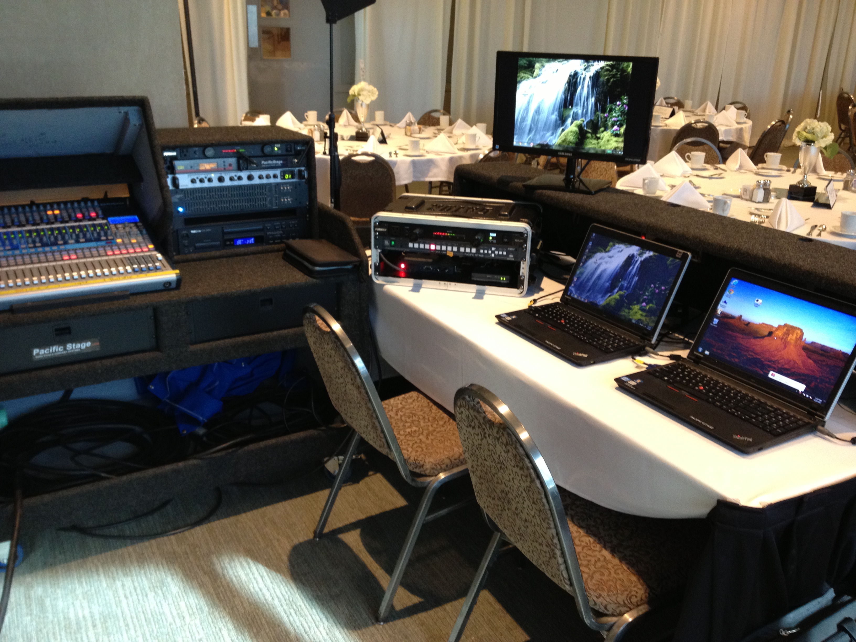 FOH setup