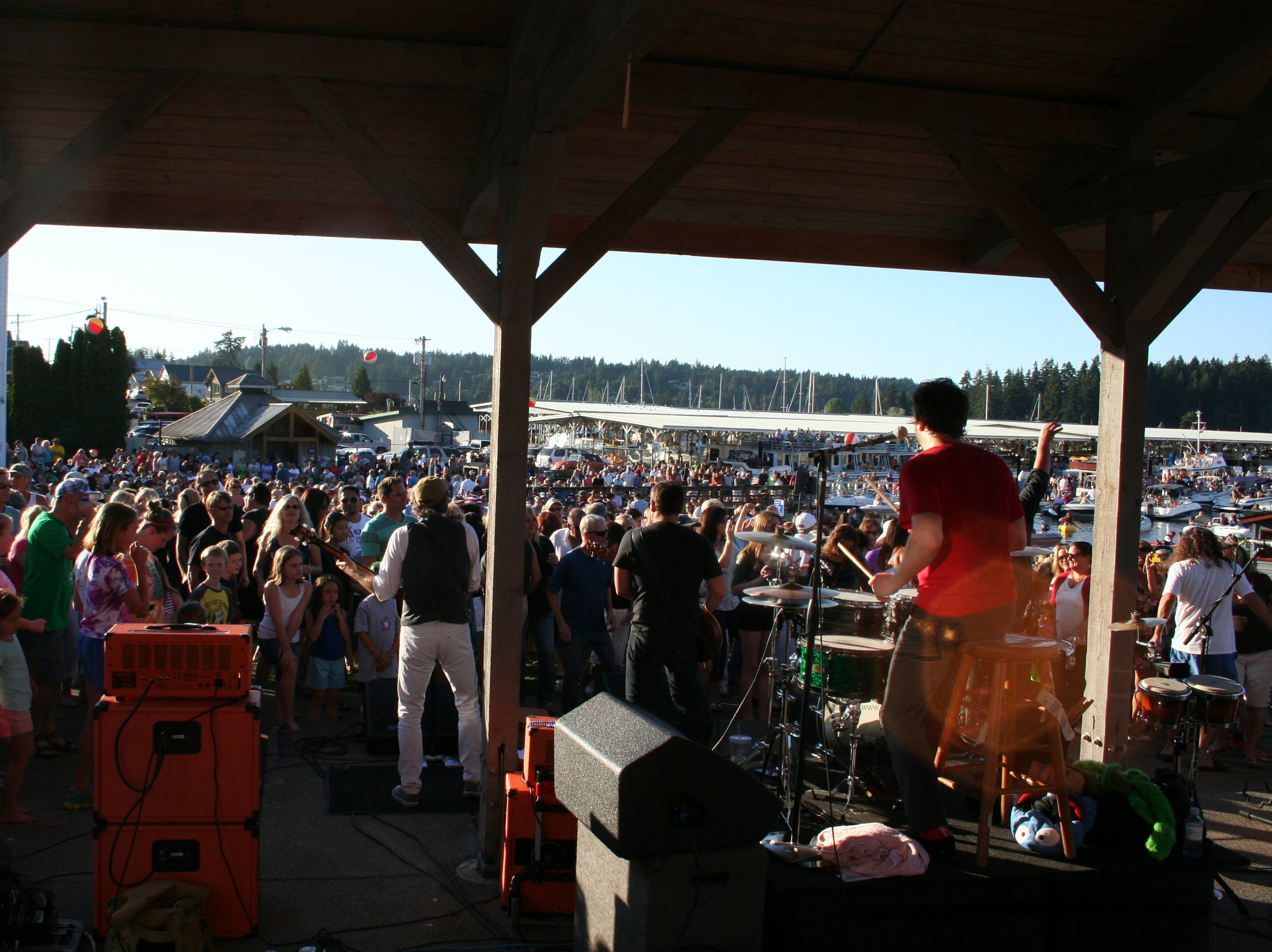 Concert crowd